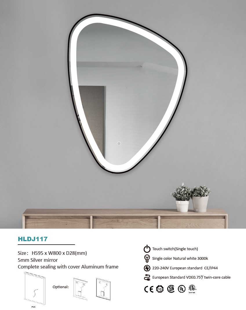 bathroom LED mirror