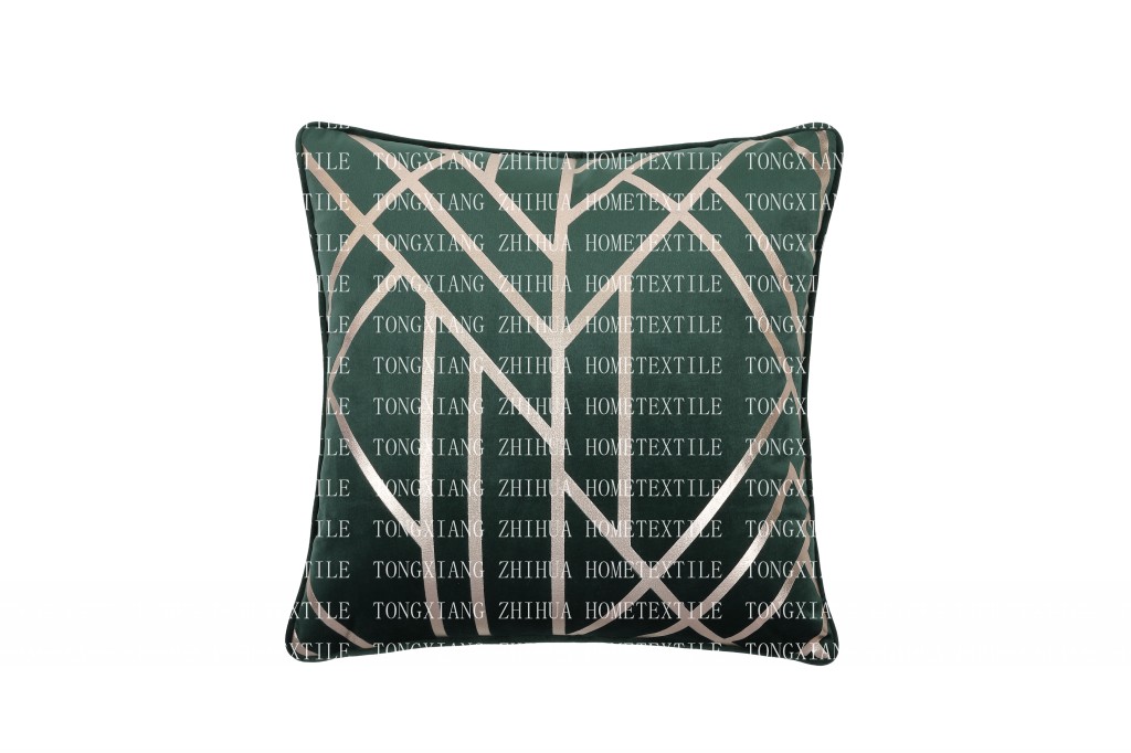 foiled cushion, cushion cove
