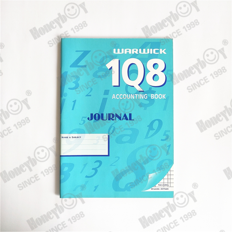 staple binding softcover 1p8/1q8/1r8 accounting book