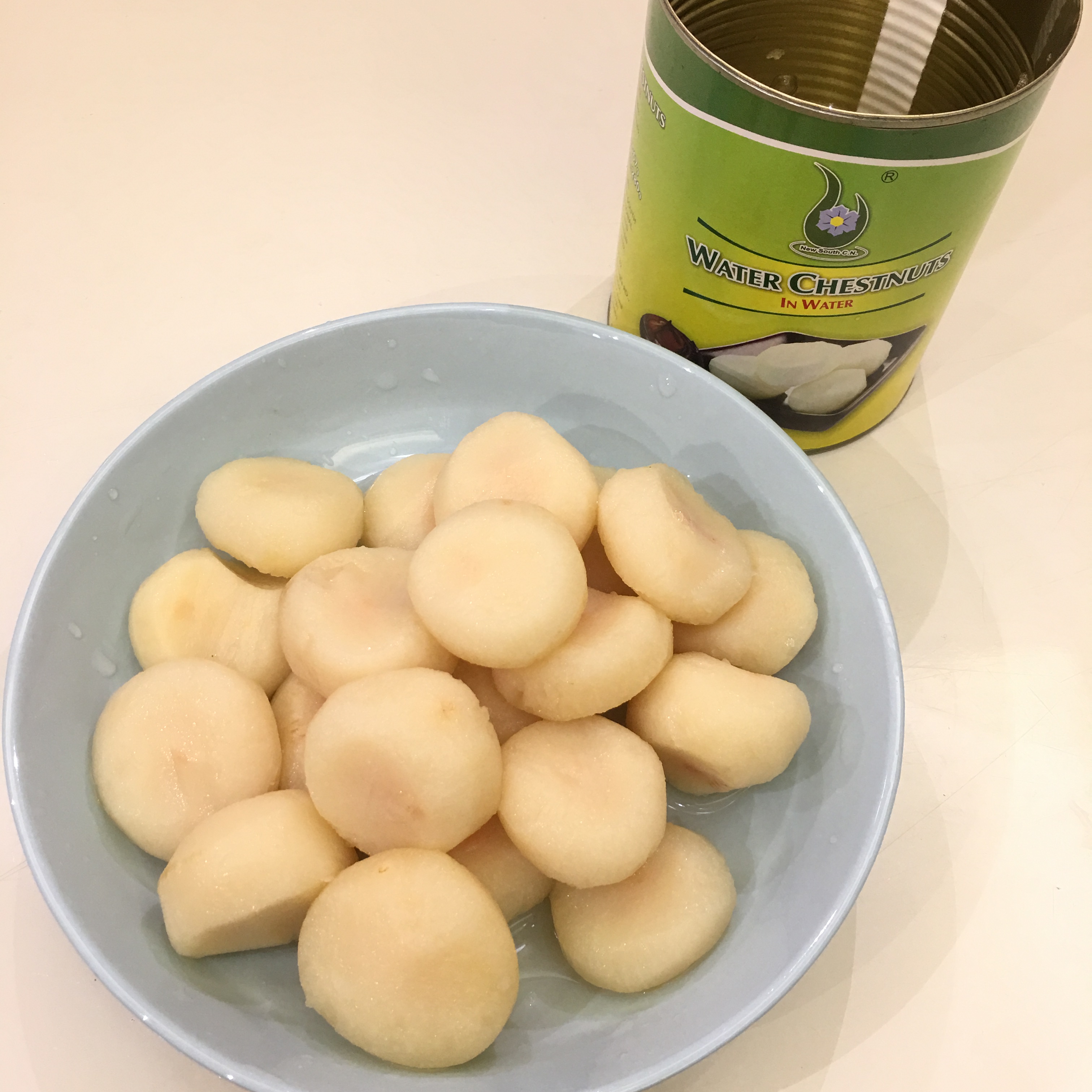 Canned water chestnuts