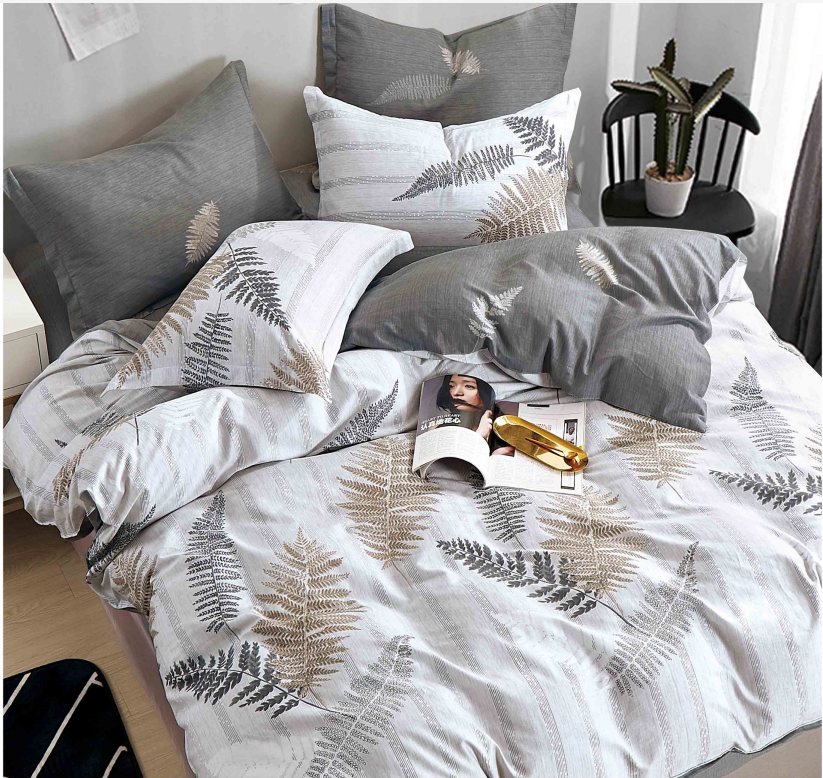 100% cotton prints bed set