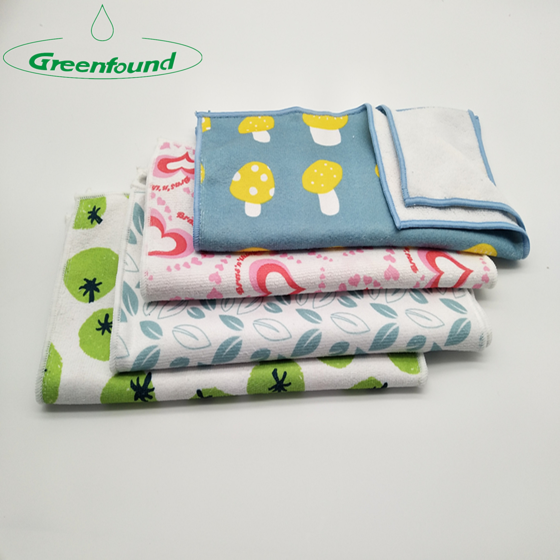 Factory Directly Sell custom printing microfiber cleaning cloth