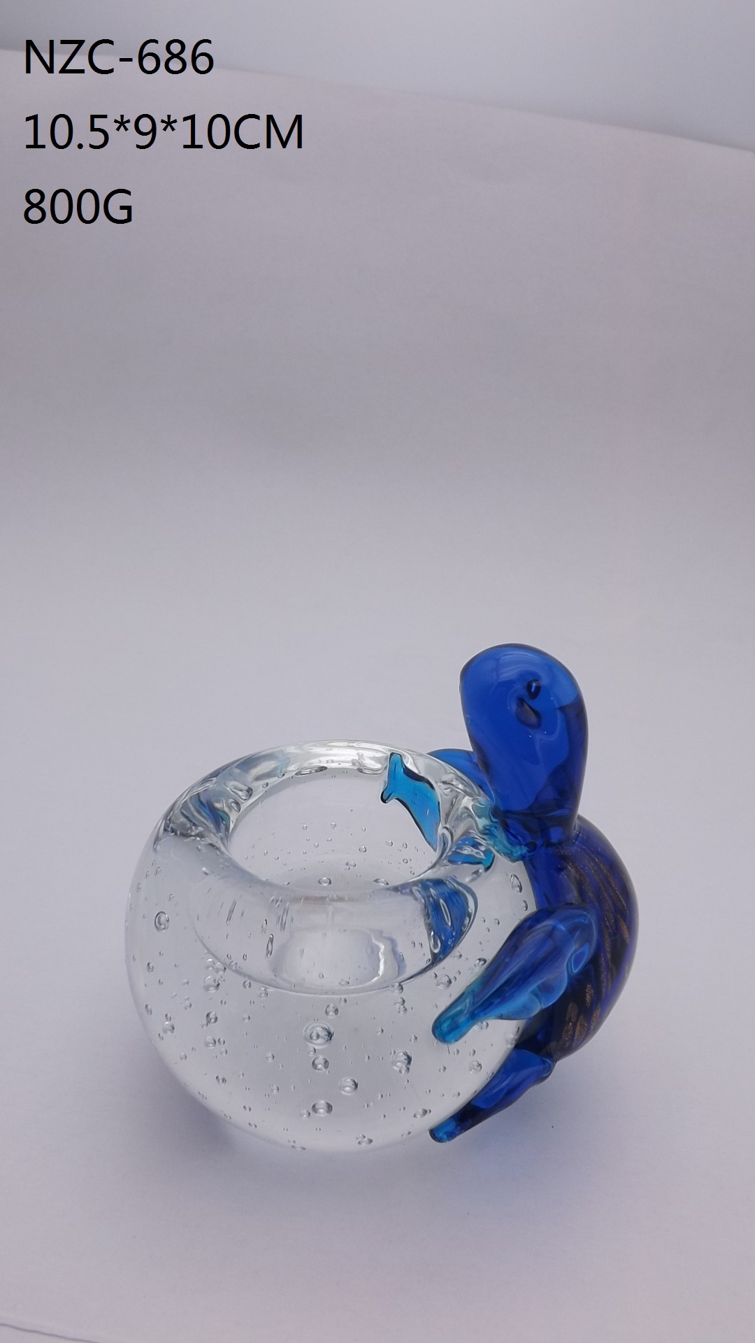 Glass Candleholder