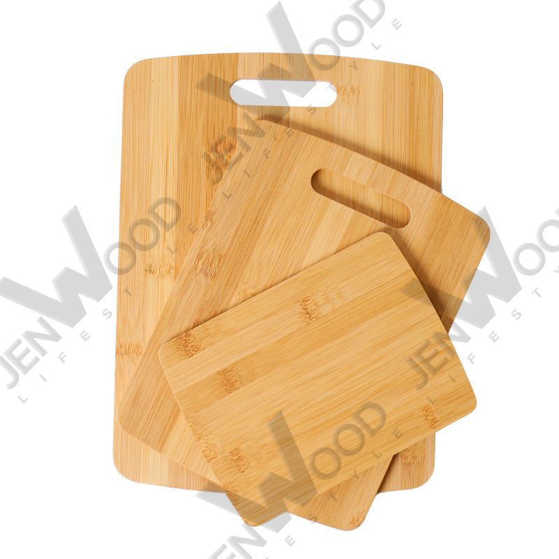 Bamboo wood cutting chopping board set of 3
