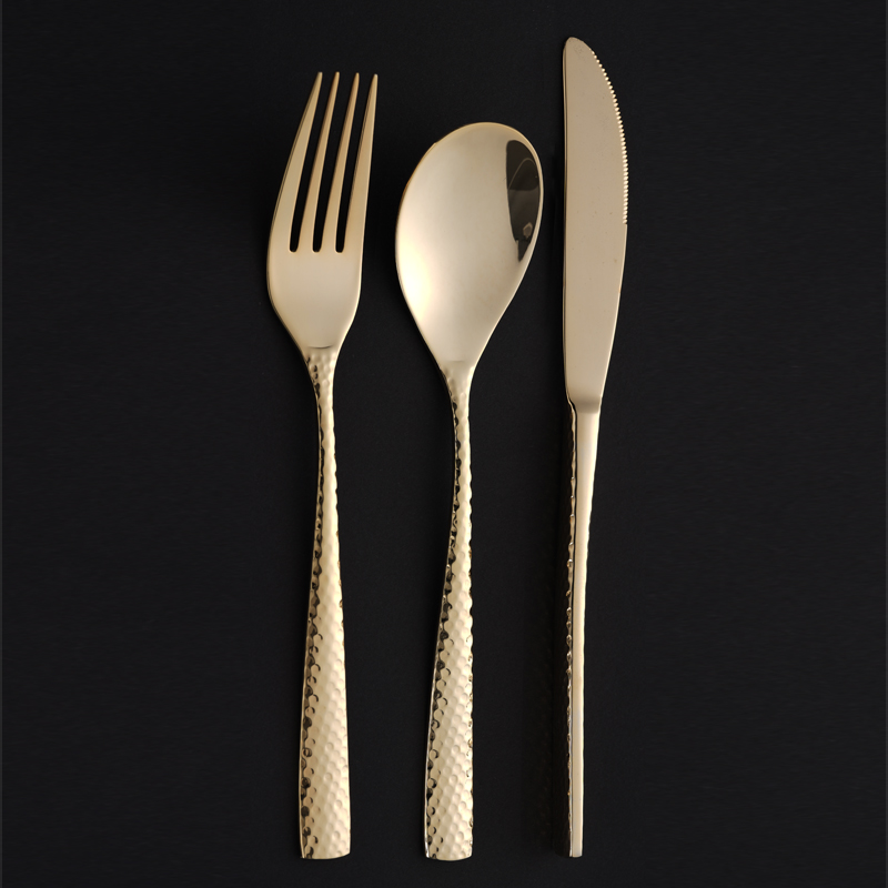 3-Piece Silverware Flatware Cutlery Set, Stainless Steel Utensils Service, Include Knife/Fork/Spoon, Mirror Polished , Dishwasher Safe