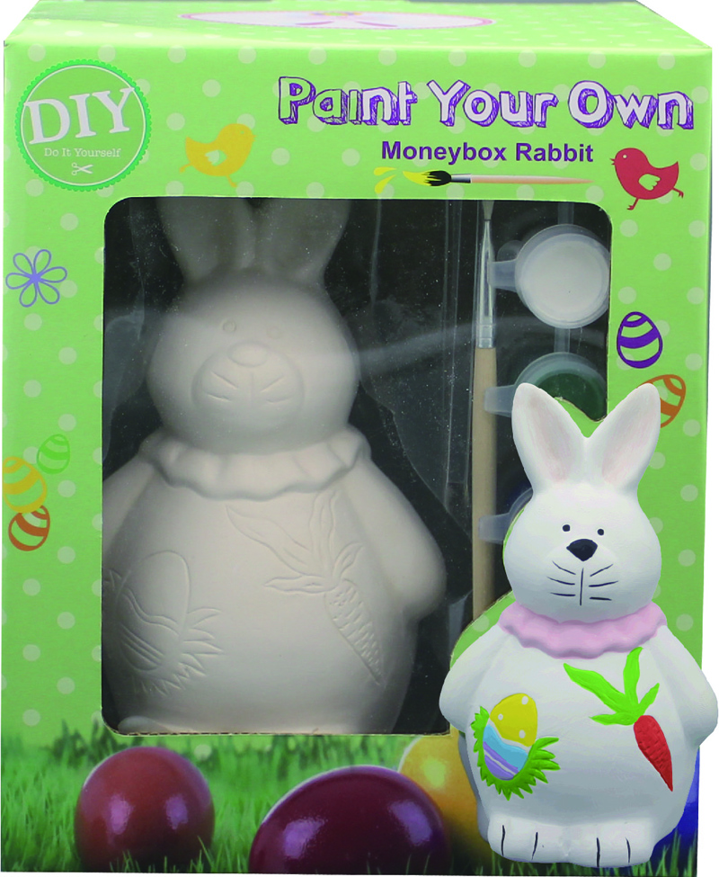 Diy Bunny Money Bank Paint Sets