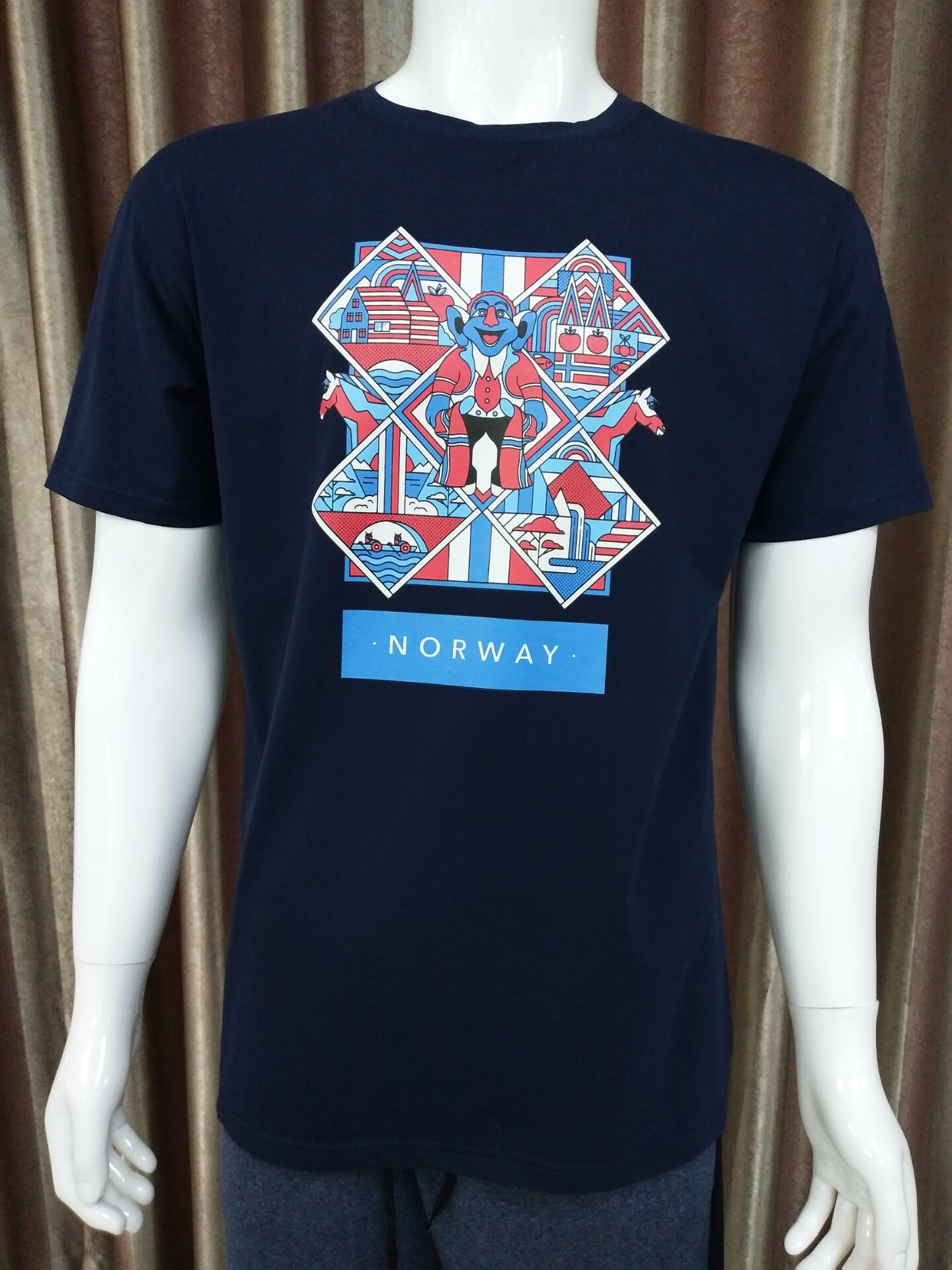100% cotton cartoon fashion boy girl t shirt