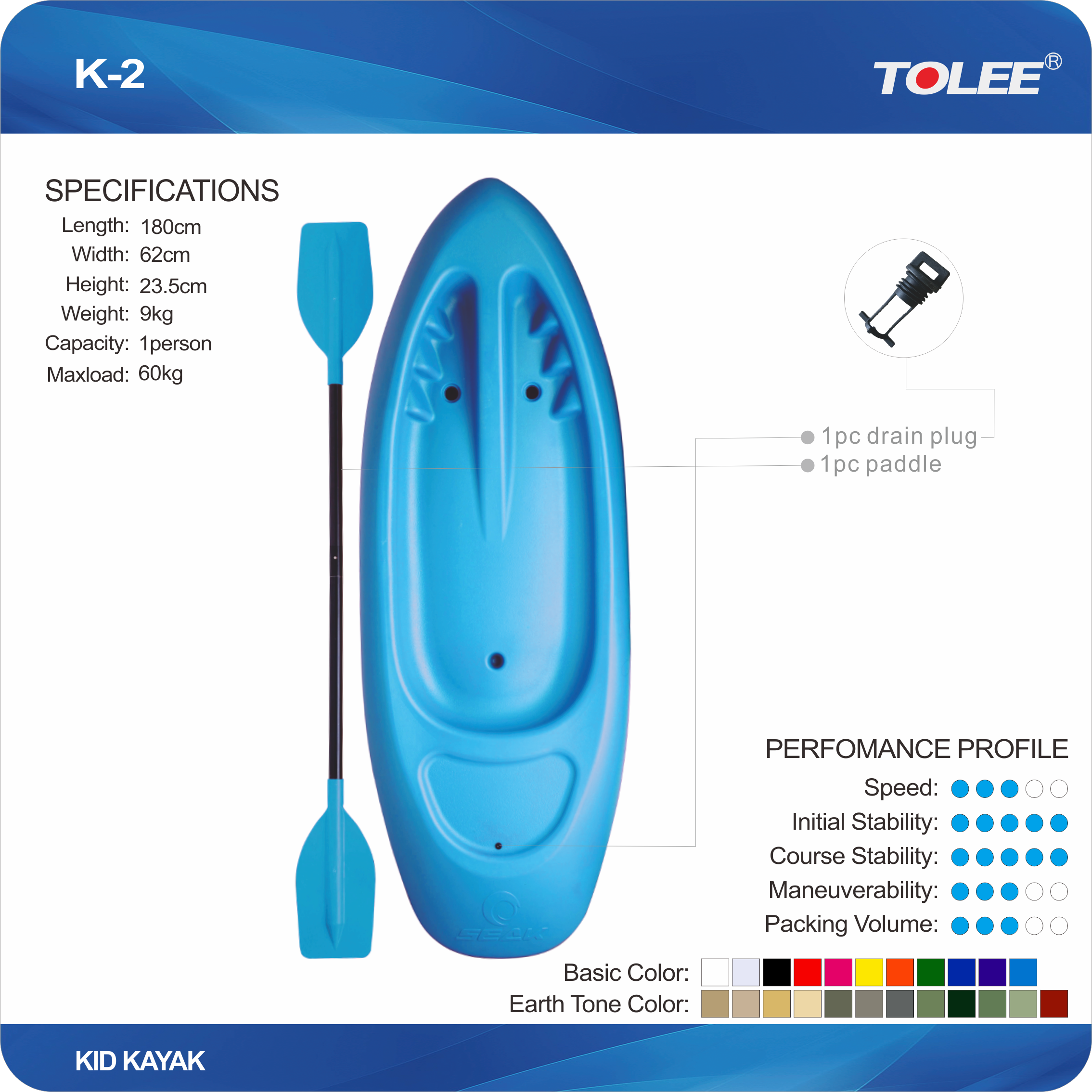 kid kayak K-2