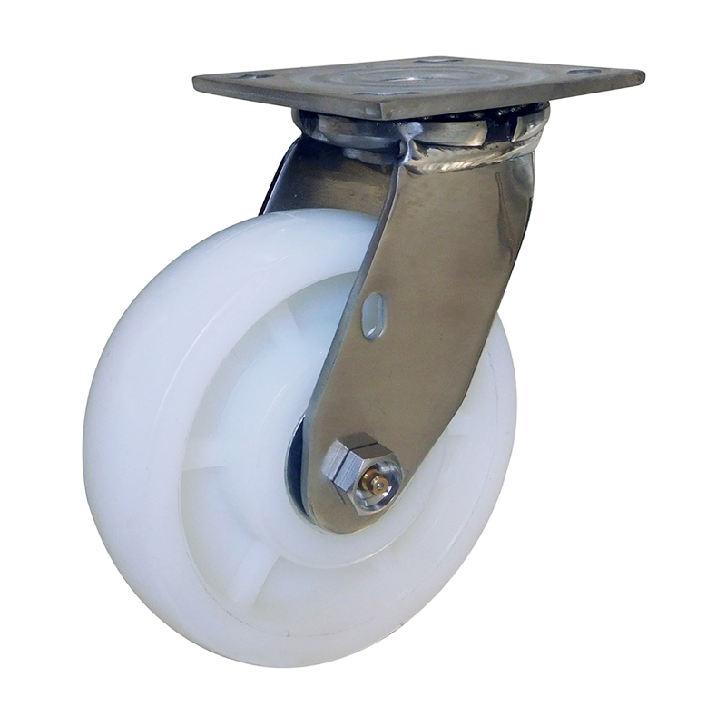 6 inch stainless steel nylon swivel casters