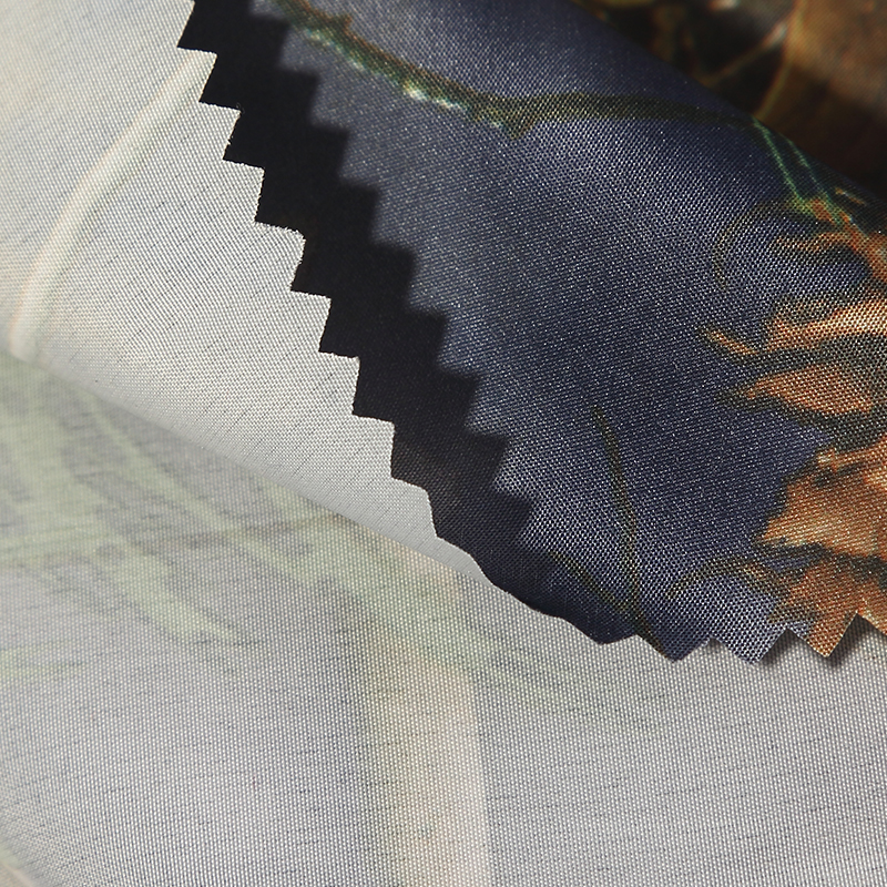 240T pongee printing PU coating fabric