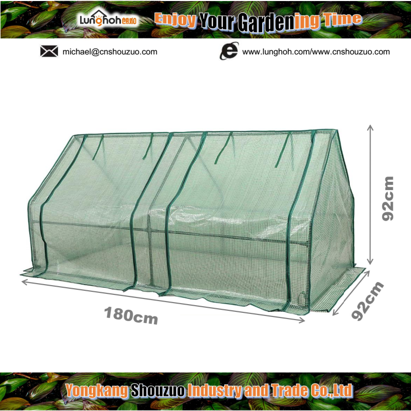 Cold Frame Greenhouse 180x92x92cm