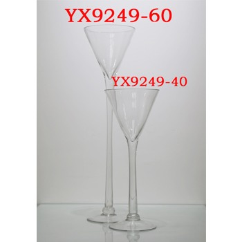 Stemmed Martini Glass vase