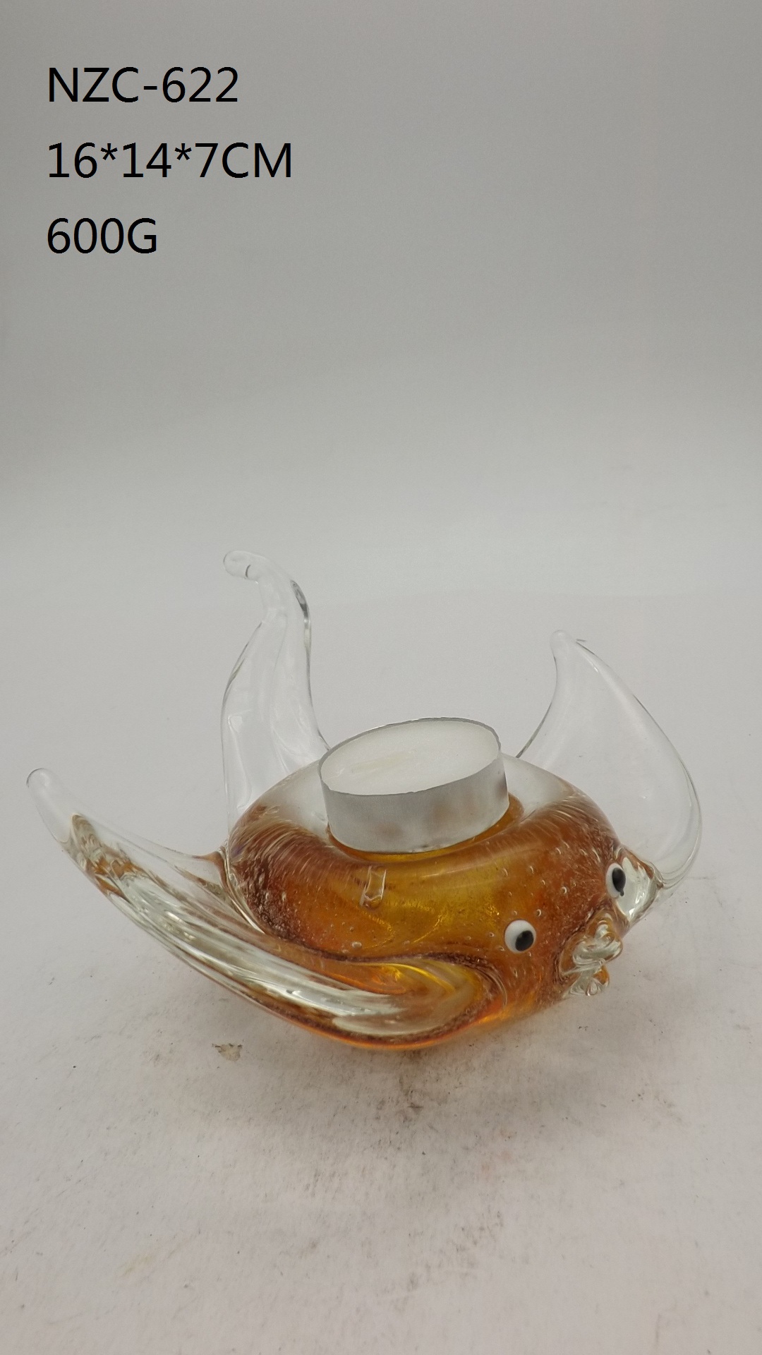 Glass Candleholder