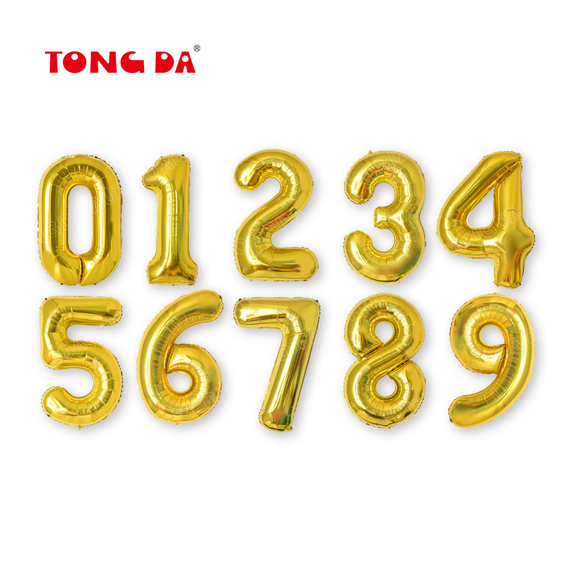 High Quality Christmas Party Decoration Gold Pink Rose Gold Blue Sliver Color with Hanging Hole 16 inch Character Foil balloon