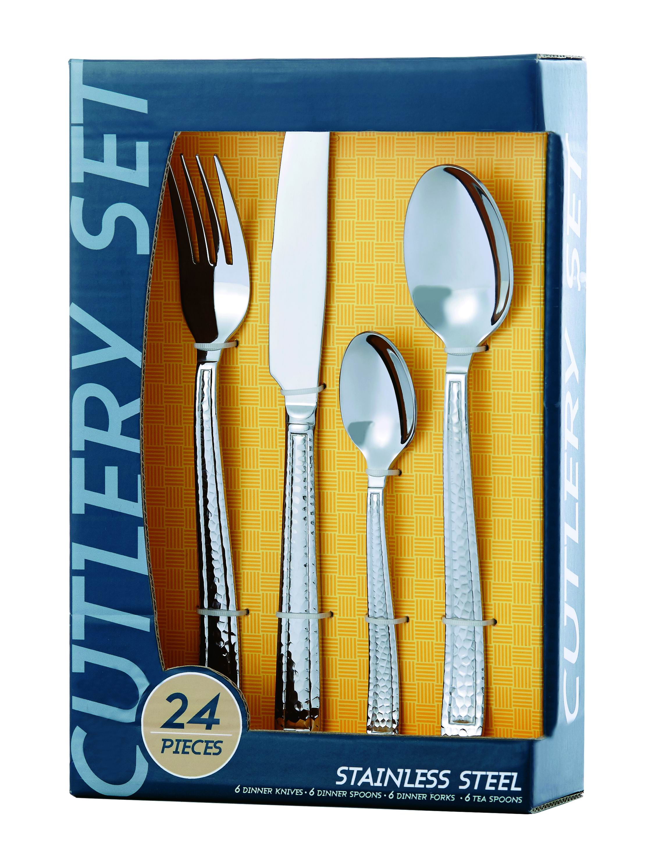 Stainless Steel Cutlery Set paper box