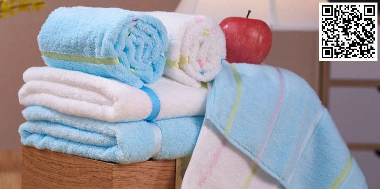 0-twist with rainbow dobby border bathtowel,facetowel,washtowel