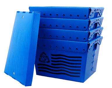 PP plastic corrugated coroplast hollow board skeleton box for sale