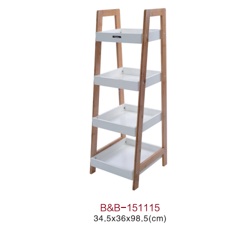 Bamboo Mdf Rack, Bookshelf