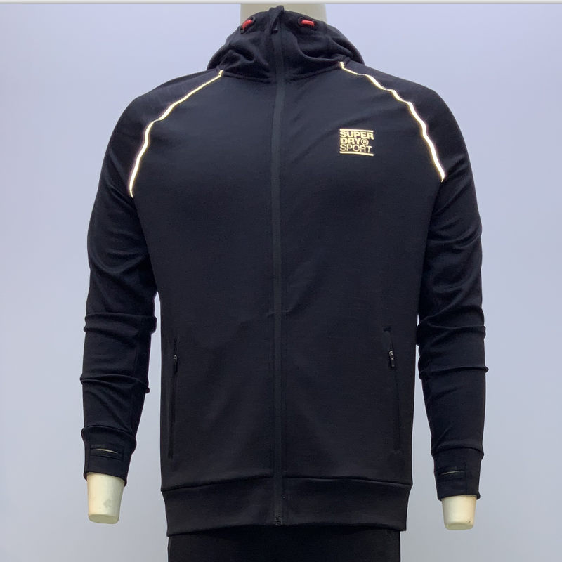 Men's sports hoody casual zipper jacket