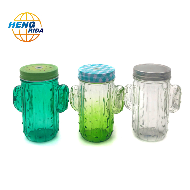 430ml Cactus Shape Mason Cup