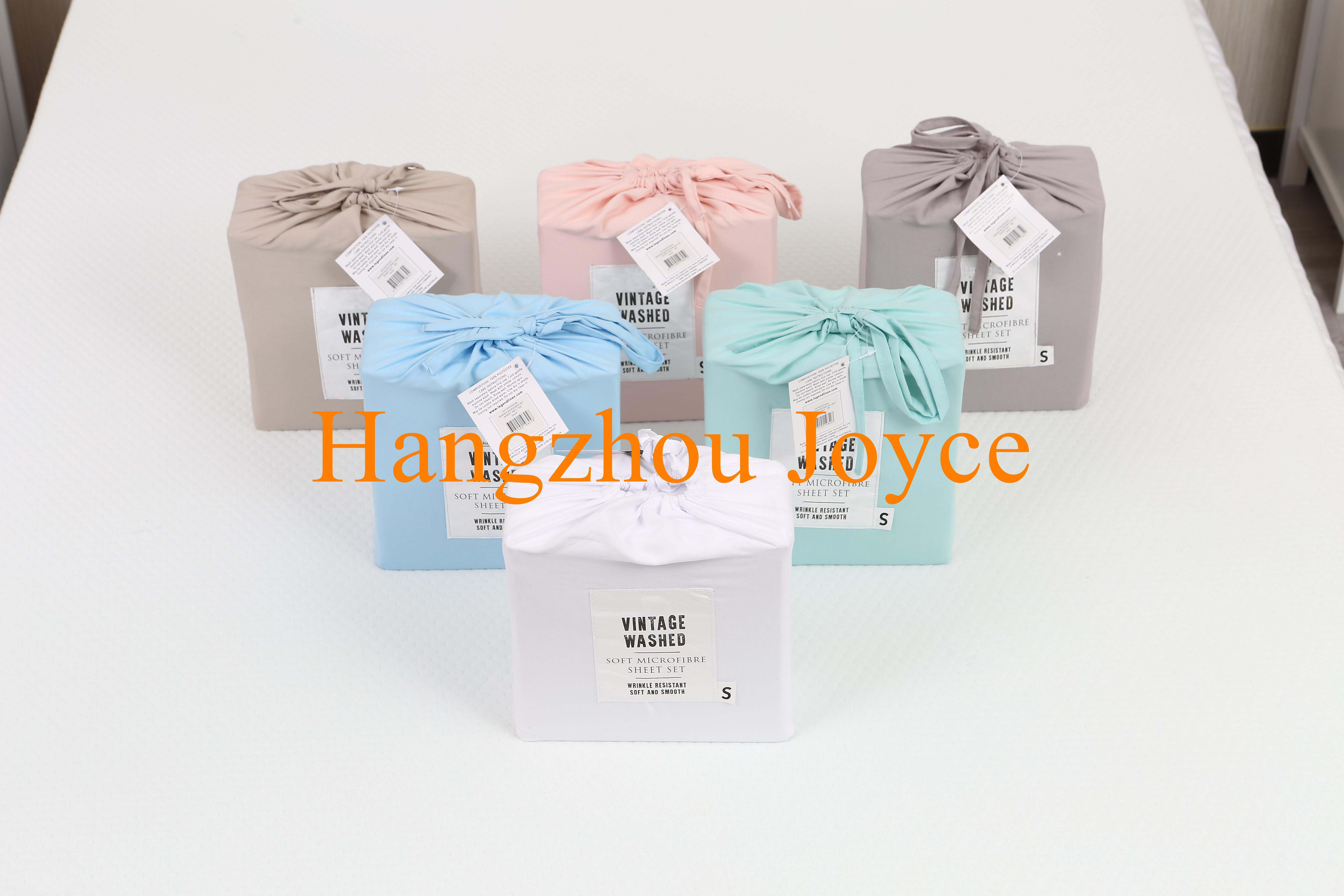washed microfiber sheetset