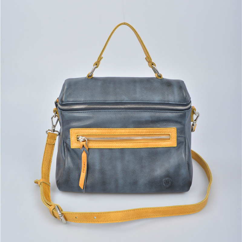 leather handbag/tote bag