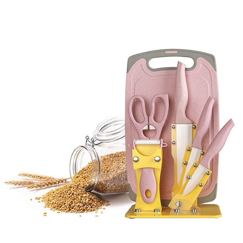 Ceramic knife block set
