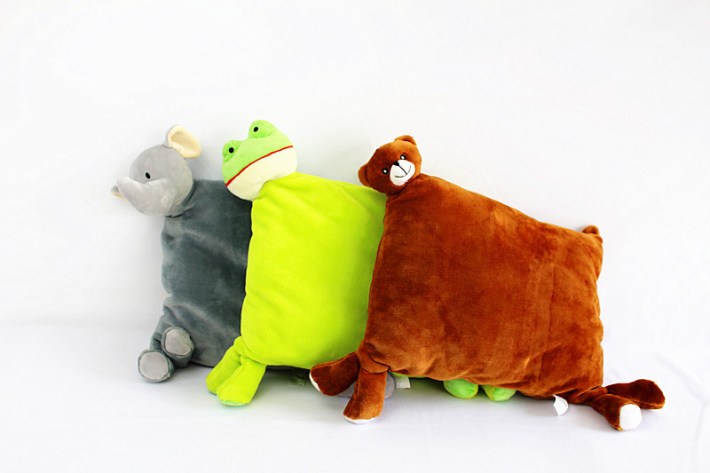 Animal cushion for leaning on