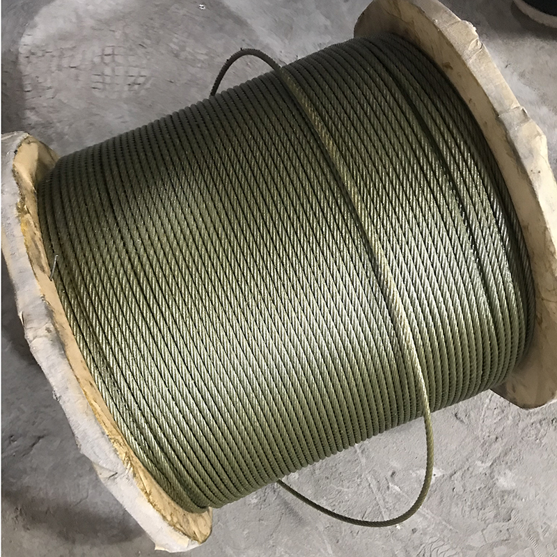 Ungalvanized steel wire rope