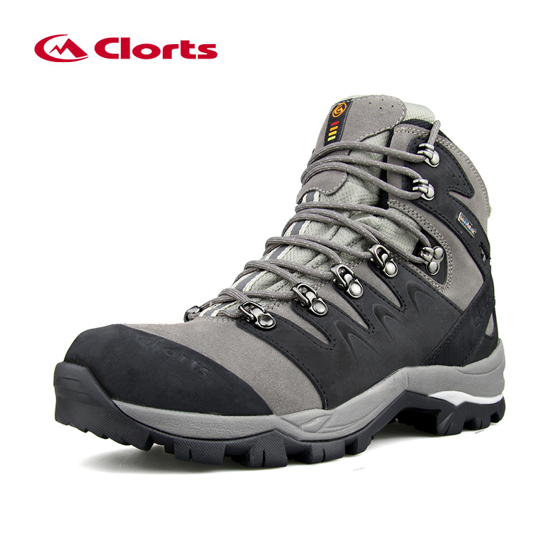 CLORTS outdoor shoes hiking shoes Nubuck Leather Waterproof PU+Rubber Outsole Hiking Boots factory manufacturer
