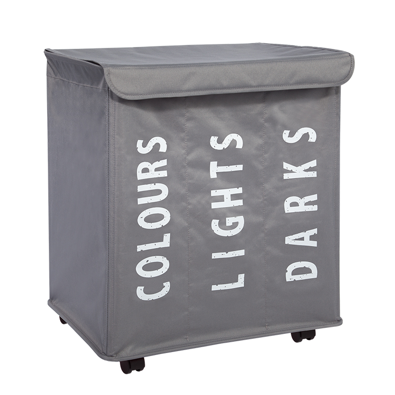 Rolling 3-C Laundry Sorter