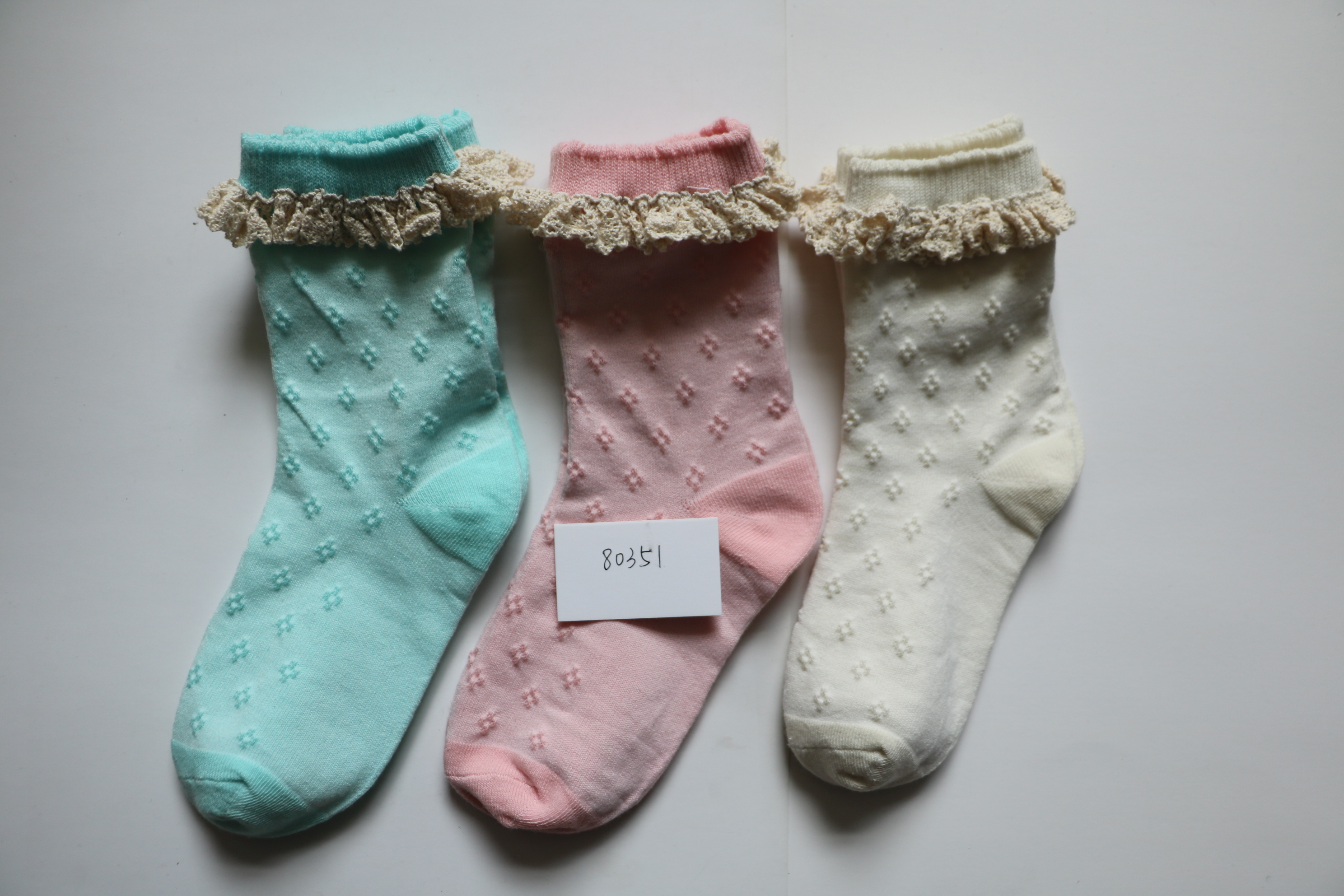 girls' cotton socks