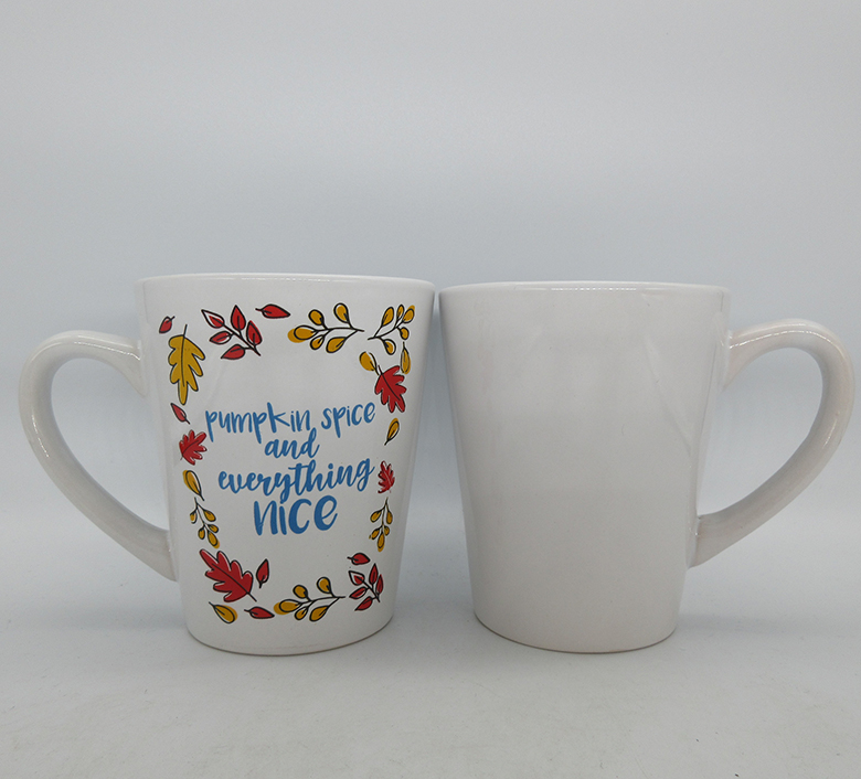 mid v-shape mug