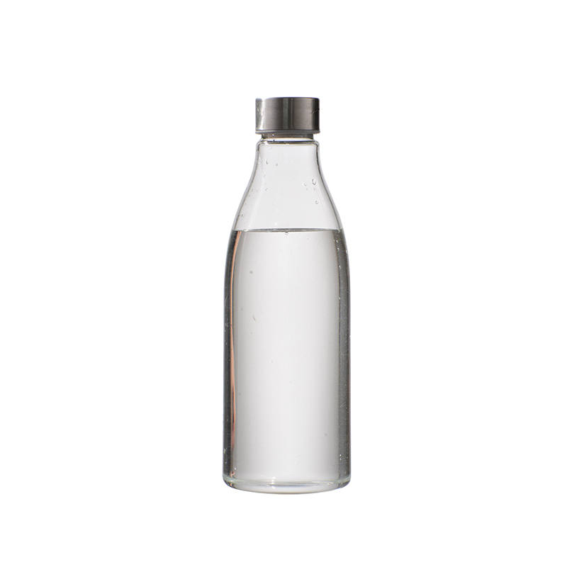 Glass water bottle