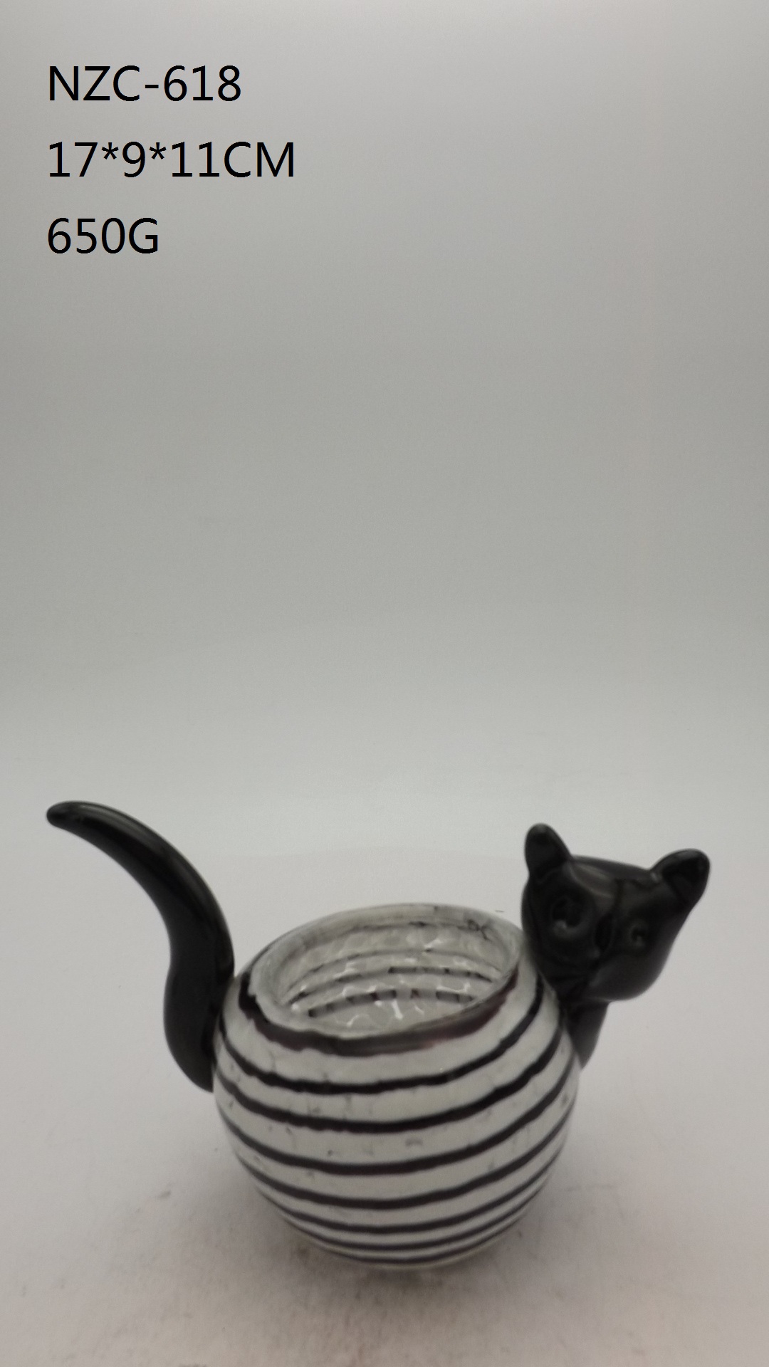 Glass Candleholder