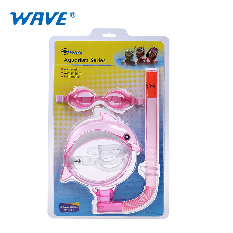 Wholesale scuba diving equipment kids cheap dive mask snorkel and goggles set