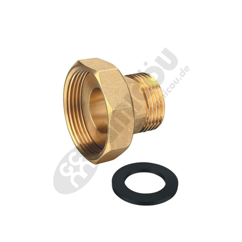 Straight pipe fitting connectors with loose joint
