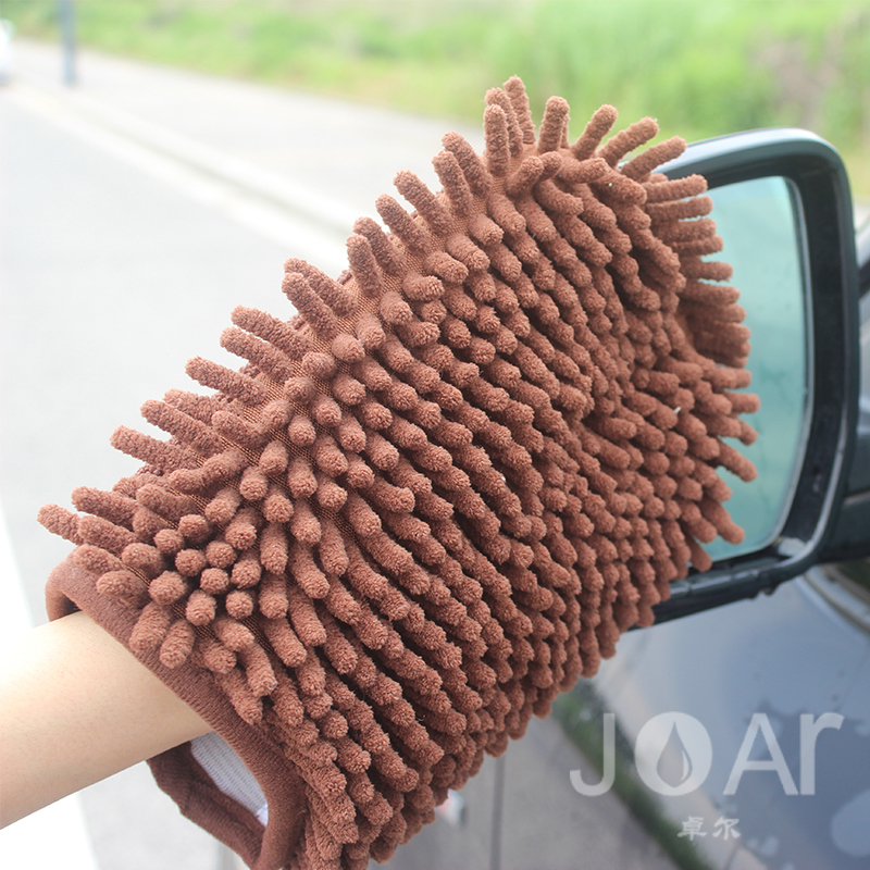 Microfiber 2way auto cleaning mitt