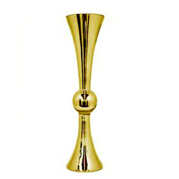 Gold Color Trumpet Vase