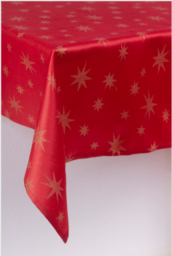 metallic tablecloth