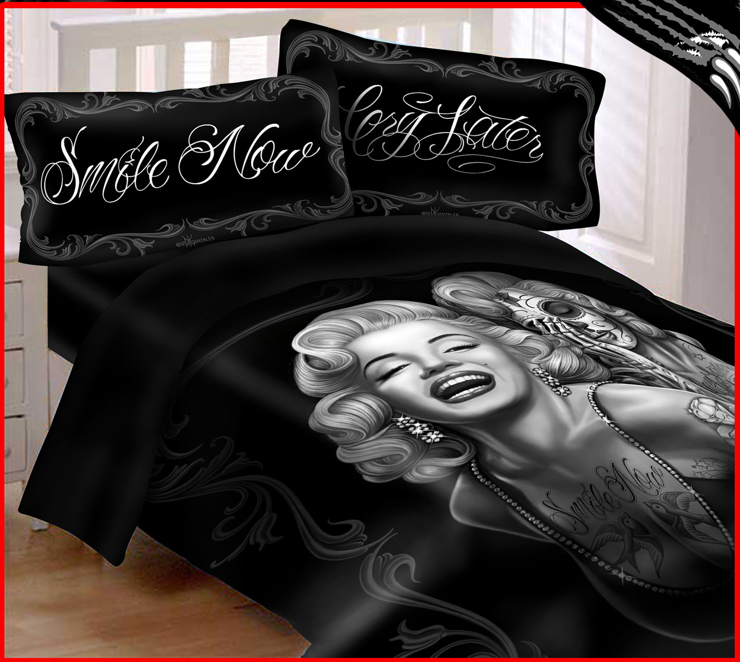 Marilyn Monroe 100%polyester set