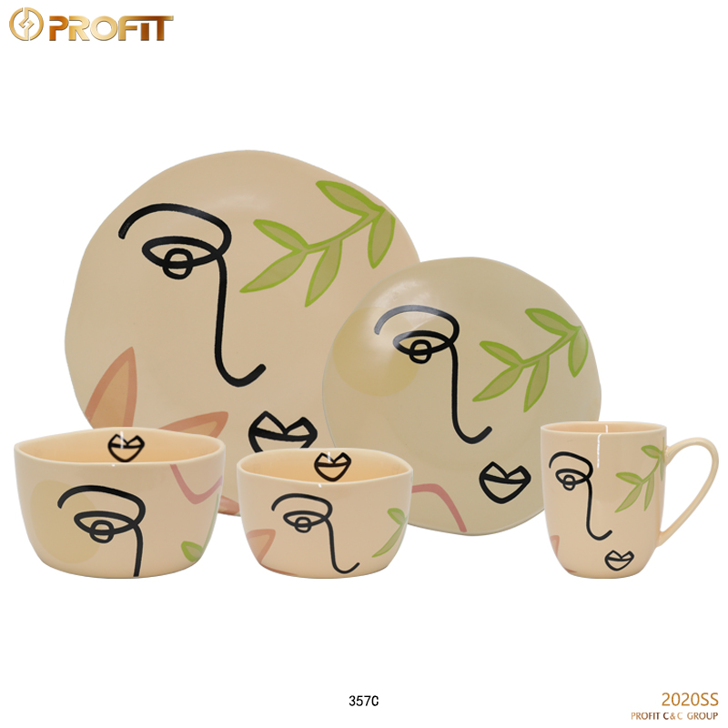 face porcelain tableware