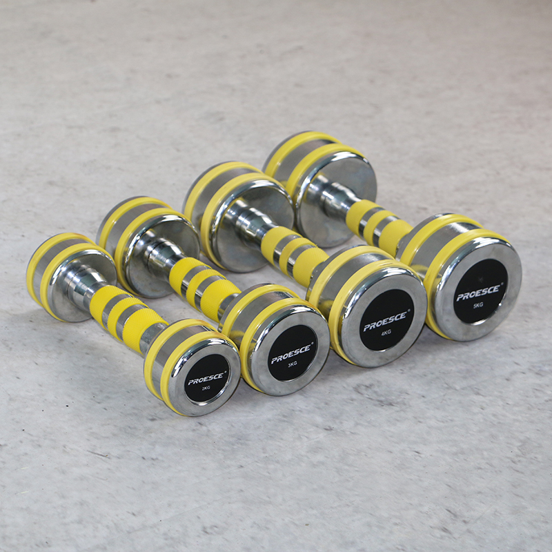 Chromed Steel Dumbbell