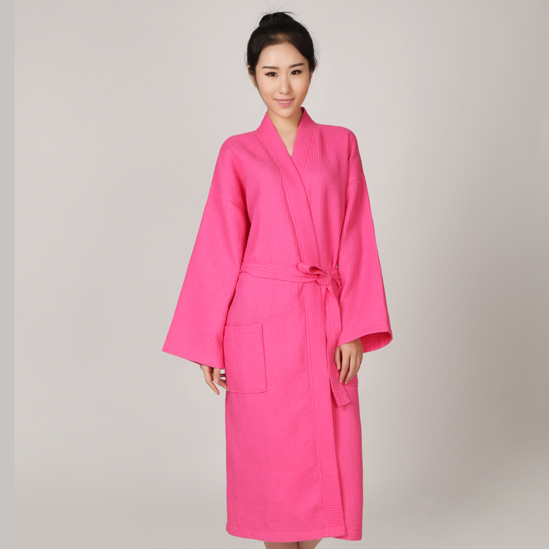 Ladies Waffle Bathrobe