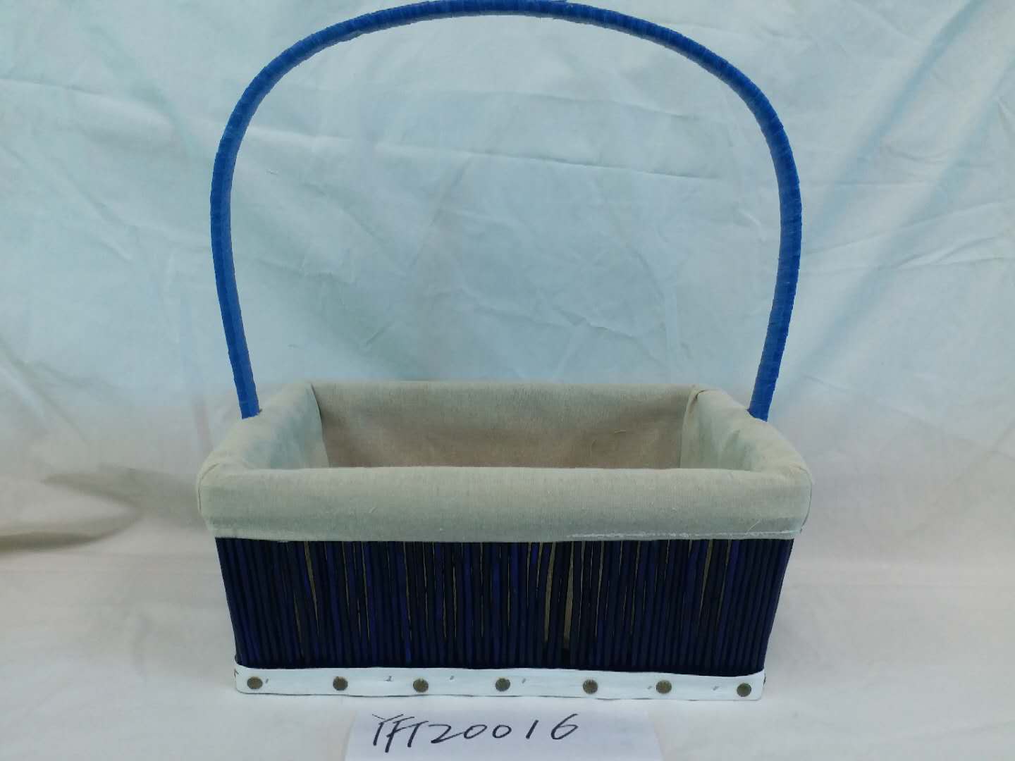 Gushi Yufeng Wicker Basket Gift Baskets Empty rectangle Willow Woven Picnic Basket Easter Candy Basket Storage Wine Basket with Handle Egg Gathering Wedding Basket