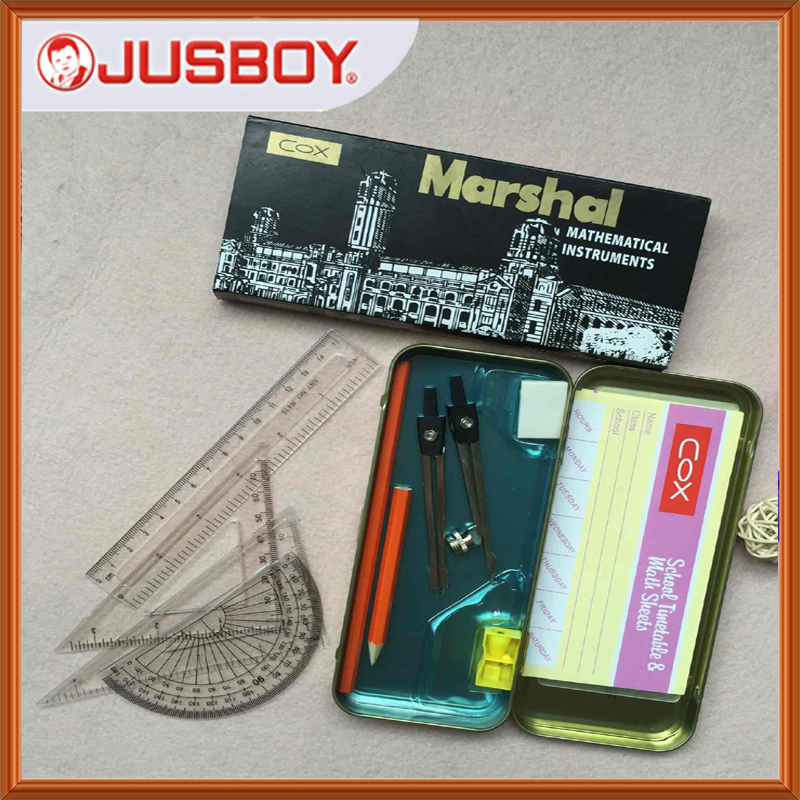 school supplies imported wholesale cheap geometry box set math stationery