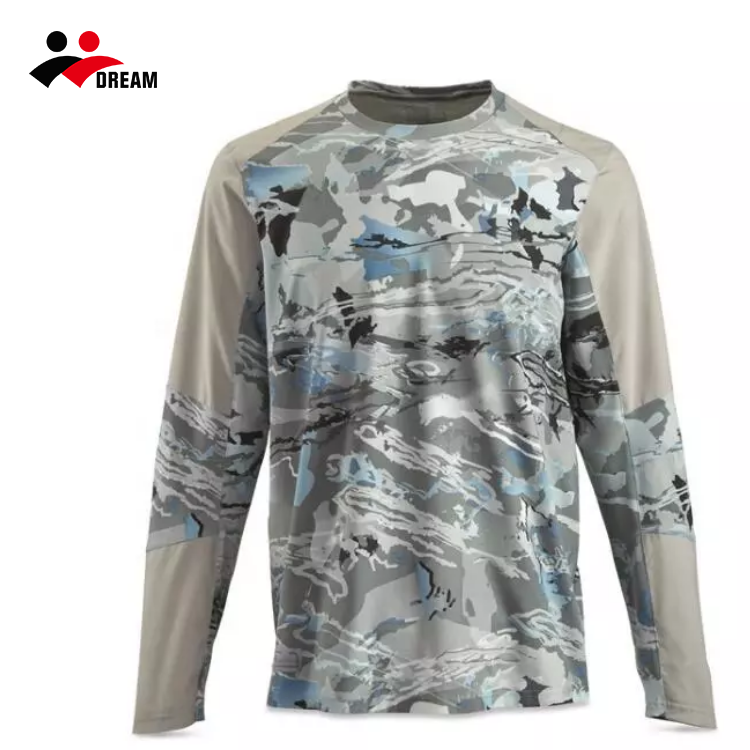 Customized UV protection Tournament Dry Fit Breathable Fishing Shirts