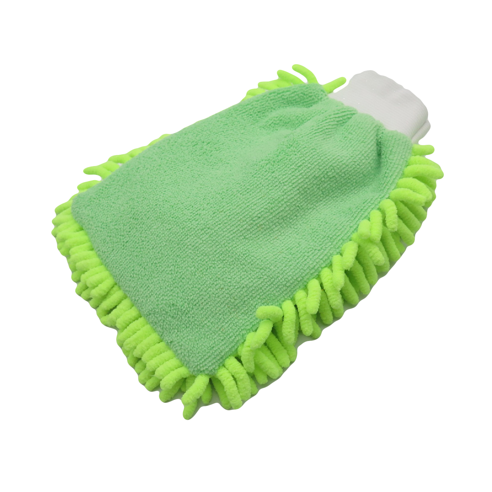 Chenille/microfibre wash mitt