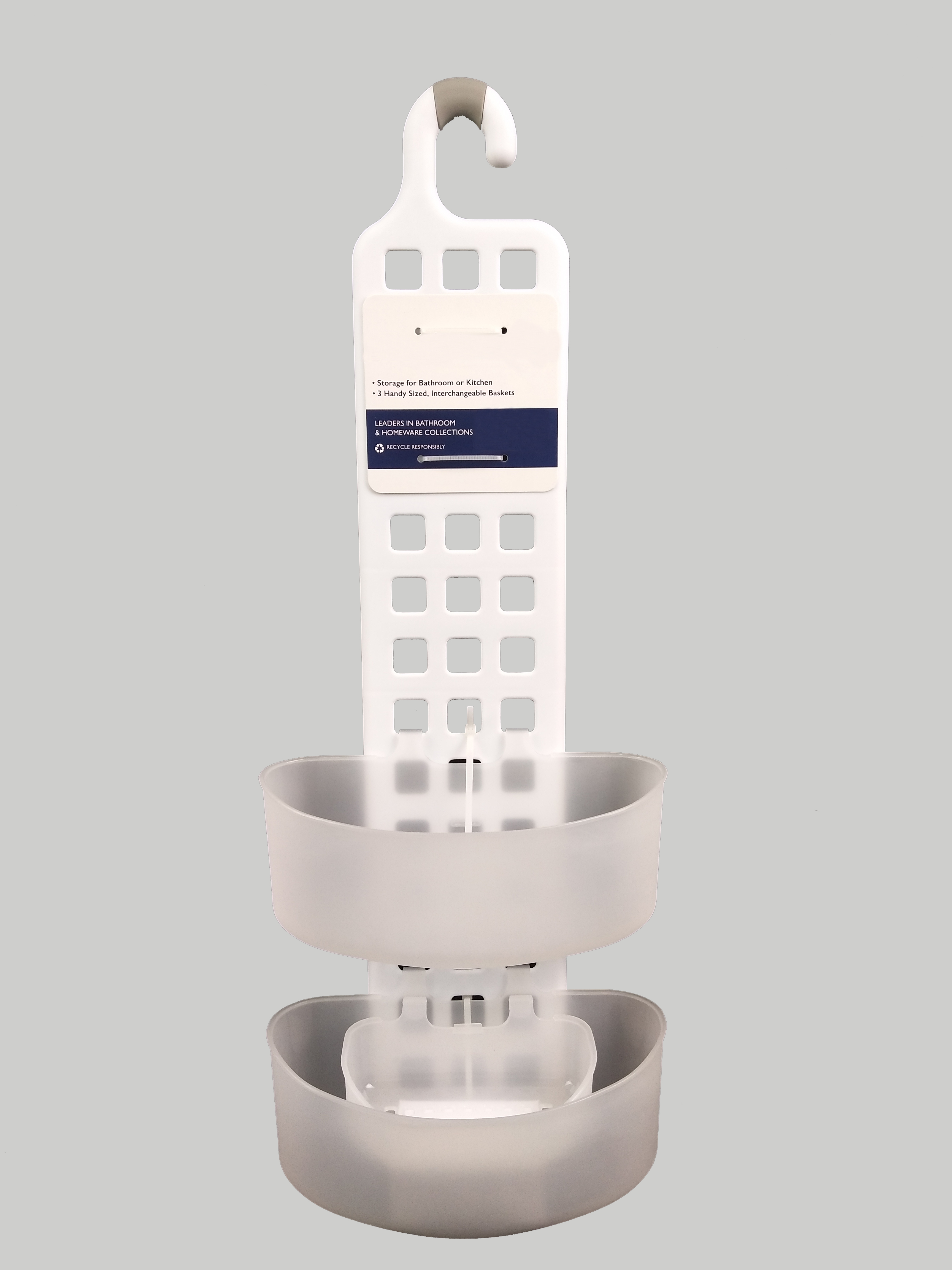 plastic hanging shower caddy with case