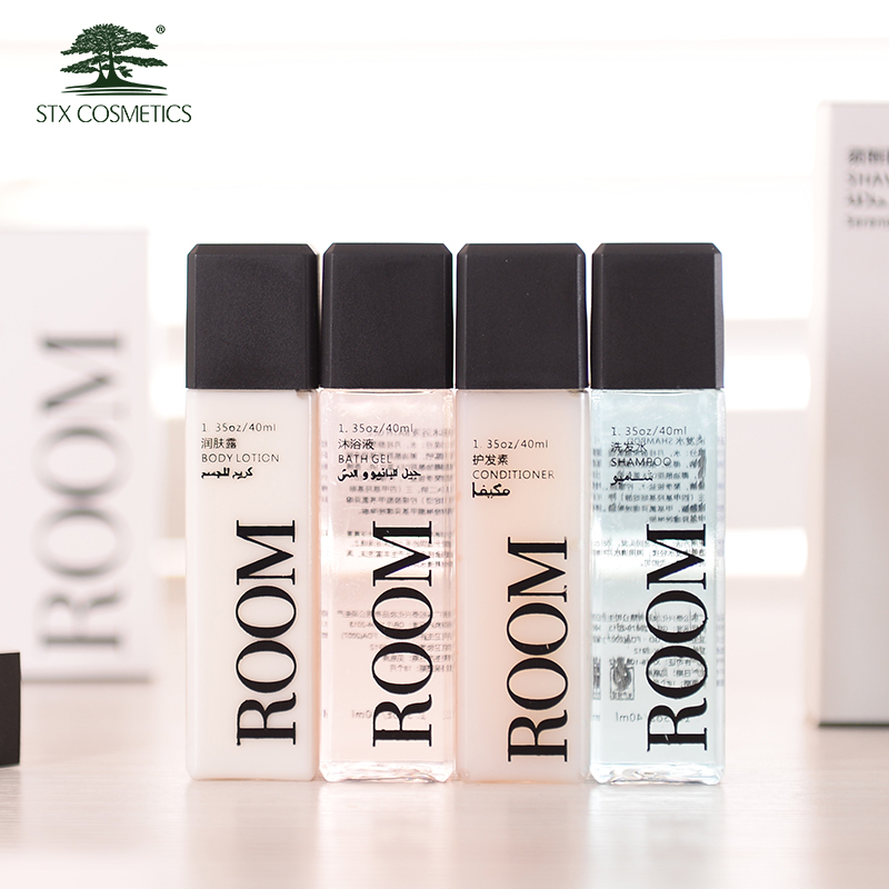 Customized hotel toiletries
